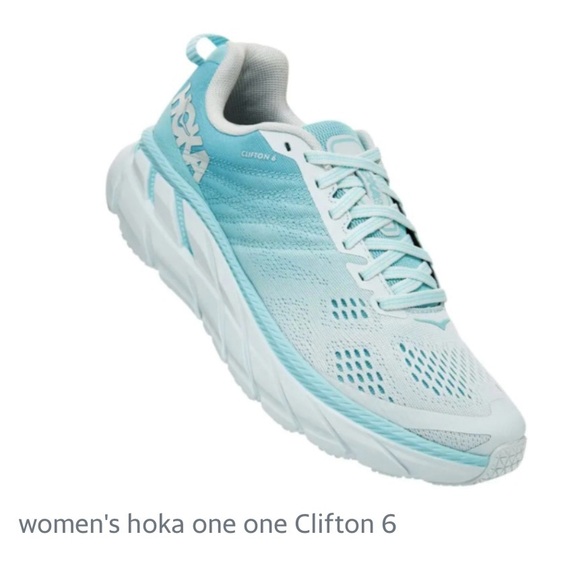 Hoka One One Shoes - Hoka One One women's Clifton 6 running shoes, size 9.5, neutral, balanced